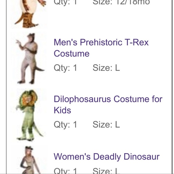 Men’s Trex costume - Picture 3 of 3